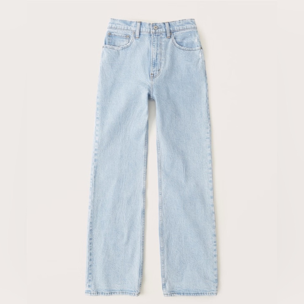 Abercrombie High Rise 90s Relaxed Jean xshort size 24